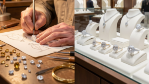 reference image for blog Custom Jewellery vs Ready-Made Jewellery showing difference