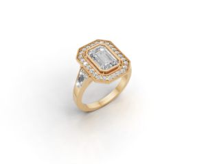 18K Gold Multi-Shape Diamond Ring