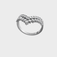 18K Gold Round Diamond Ring – 0.44CT