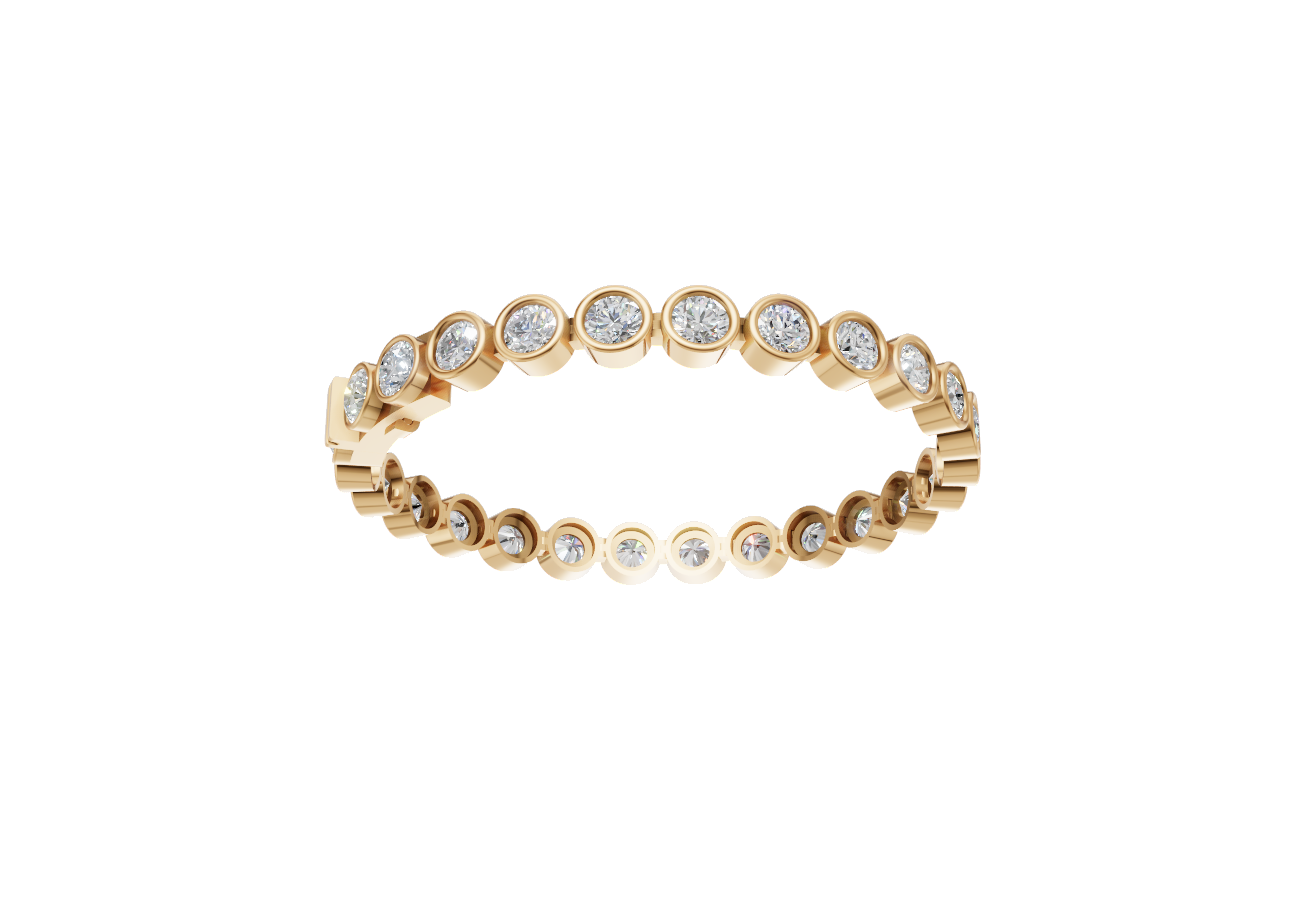 18K Gold Diamond Tennis Bracelet – 10CT