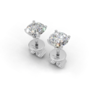18K Gold Diamond Stud Earrings – 1.08CT
