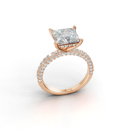AD-RG-DIA036 — Princess Modern Classic Ring