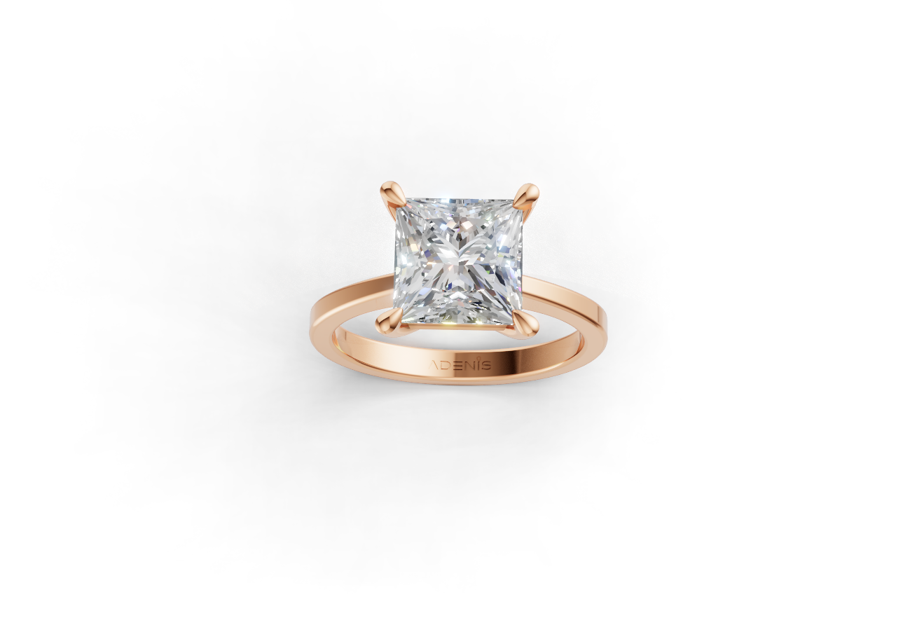 AD-RG-DIA034 — Princess Cut Diamond Ring AD-RG-DIA034 — Princess Cut Diamond Ring